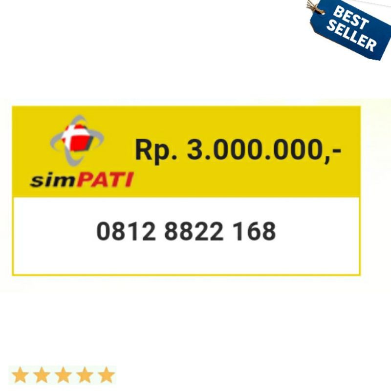 Nomor Cantik Kartu Perdana Nocan Simpati 11 digit seri ilufa hoki 168 rapi b09