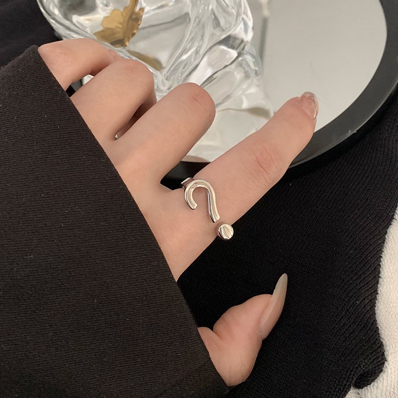 Cincin Model Tanda Tanya Adjustable