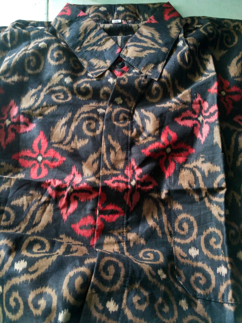 Kemeja Batik Pria Lengan Pendek Songket Full Varian Motif