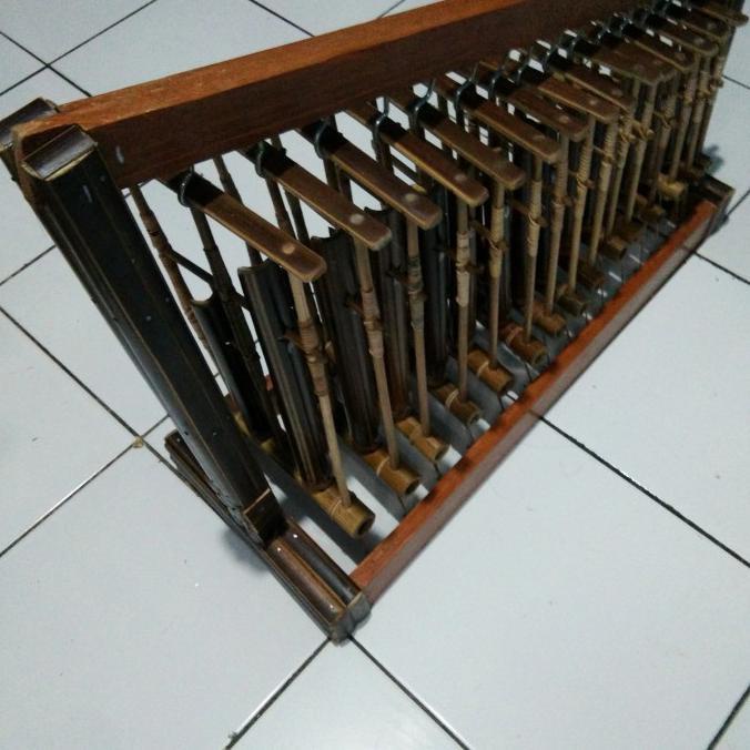 Irwf Ready Stock Angklung Sarinande Toel Mini Plus 15 Nada Bambu Hitam