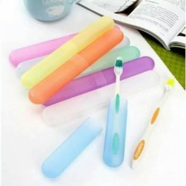 Tempat sikat gigi portable traveling tooth paste case murah