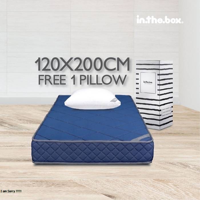 Kasur Busa In The Box 120 x 200 #Free 1 Bantal