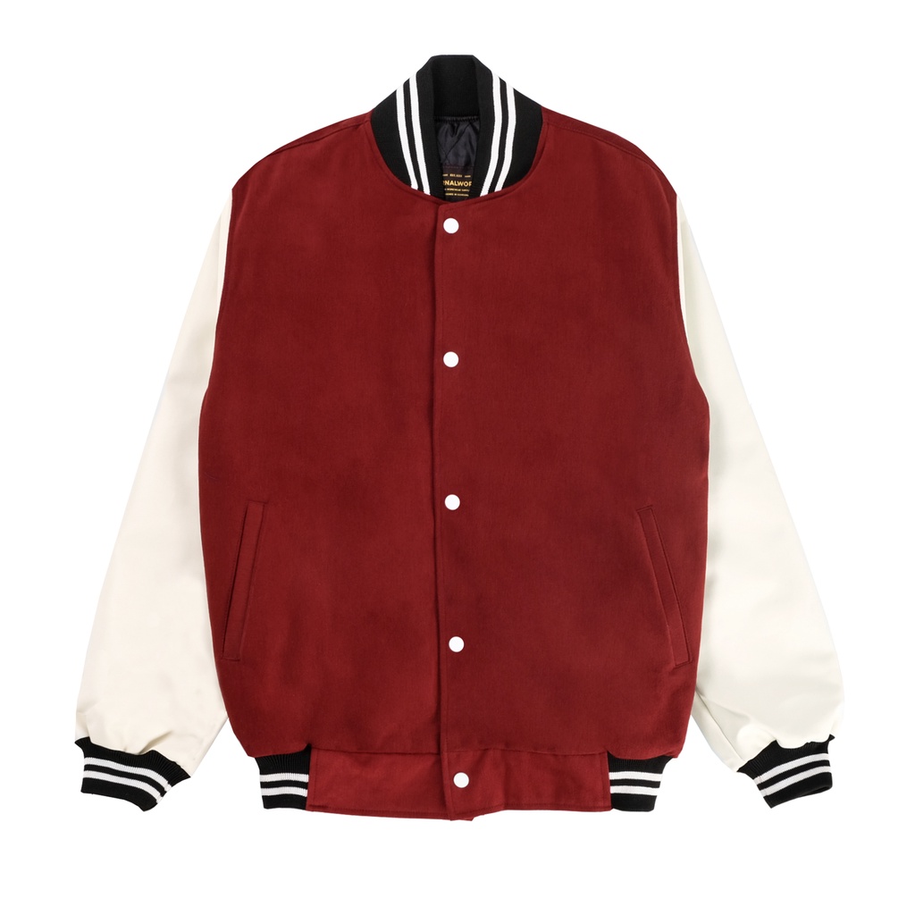 ETERNALWORKS - Varsity Jacket Maroon
