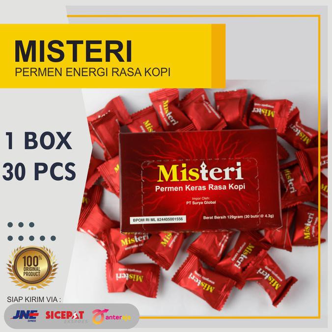 nadians/// Misteri Candy Permen Stamina Kuat Pria Dewasa 1 Box 30 Pcs