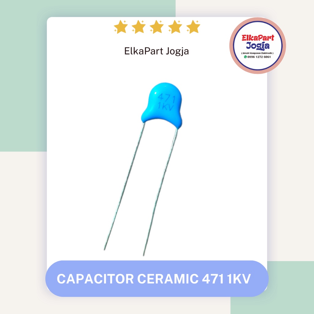 Ceramic Disc Capacitor 471 1KV Kapasitor keramik 1000V 1000 V 1k v