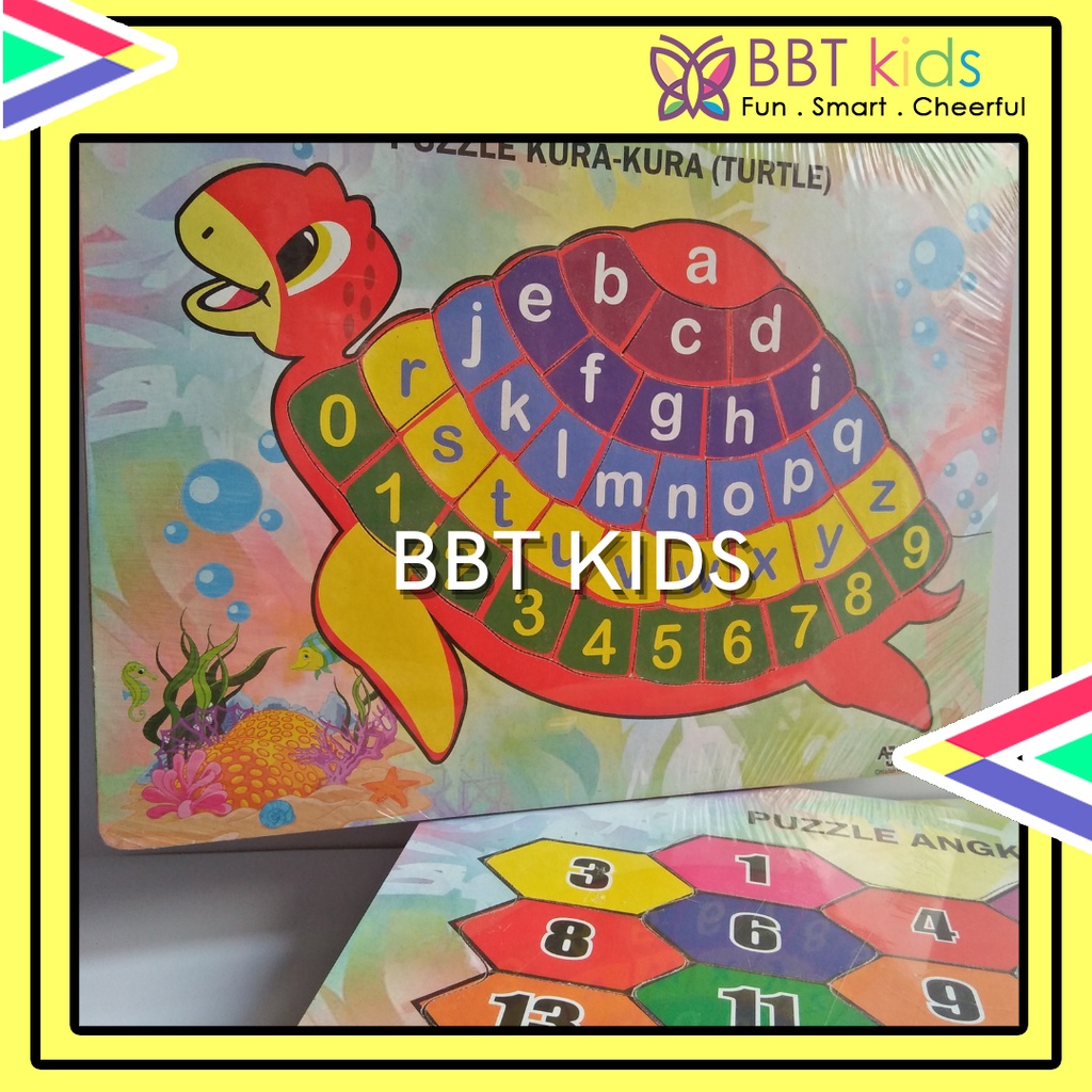 MAINAN PUZZLE EDUKASI PUZZLE BONGKAR PASANG | BBTKIDS HURUF, HIJAIYYAH, ANGKA