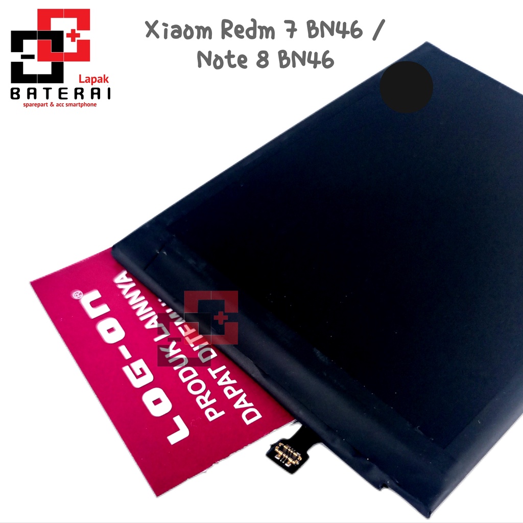 LOG - ON Baterai Xiaomi Redmi 7 BN46 | BN-46 Double IC Protection Battery Batre