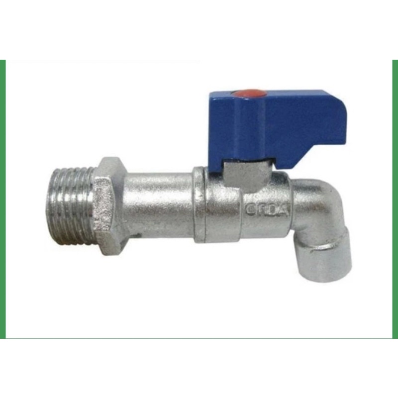 KRAN ASLI TEMBOK MODEL ONDA 1/2" BODY PANJANG / KERAN AIR BESI