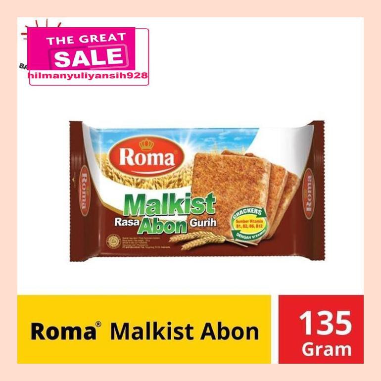 

S50Mra Roma Malkist Abon Crackers @135 Gr Ret05Vh