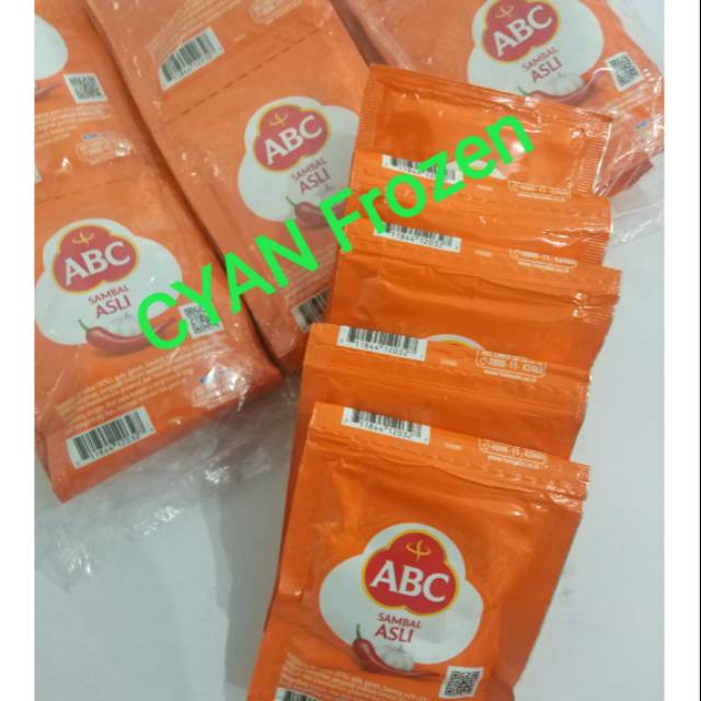 

ABC Sambal Asli / Extra Pedas Sachet per 5sachets (5 x 18gr/sachet)