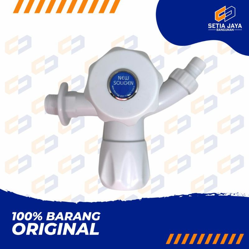 Kran / Keran / Cabang / Double / Shower Plastik Soligen S10 / S 10