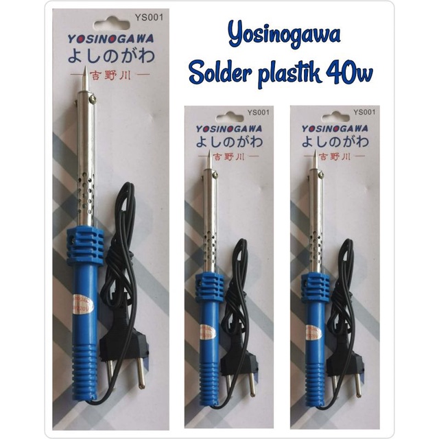 Yosinogawa Solder Soldir Gagang Kayu 40watt