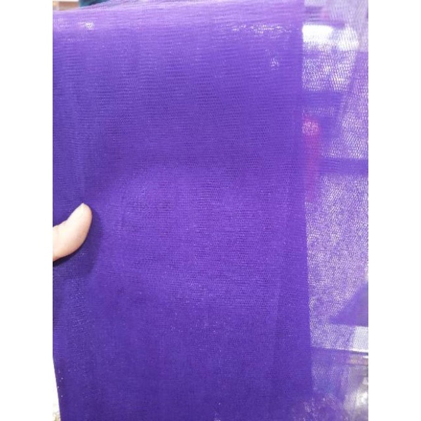 Kain Tile Hampers Meteran Ungu Tua