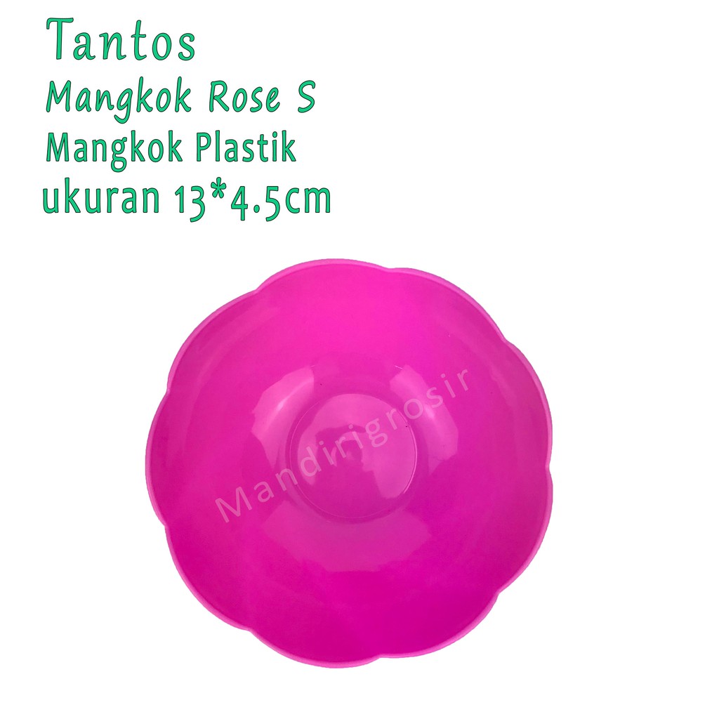 Mangkok bentuk bunga * Mangkok Rose S * Pink *5154