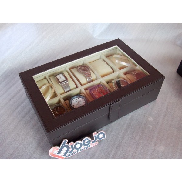 (JUMBO) Kotak Tempat Jam Tangan Isi 10 Sport , Box Jam, Watch Box, Wadah Jam