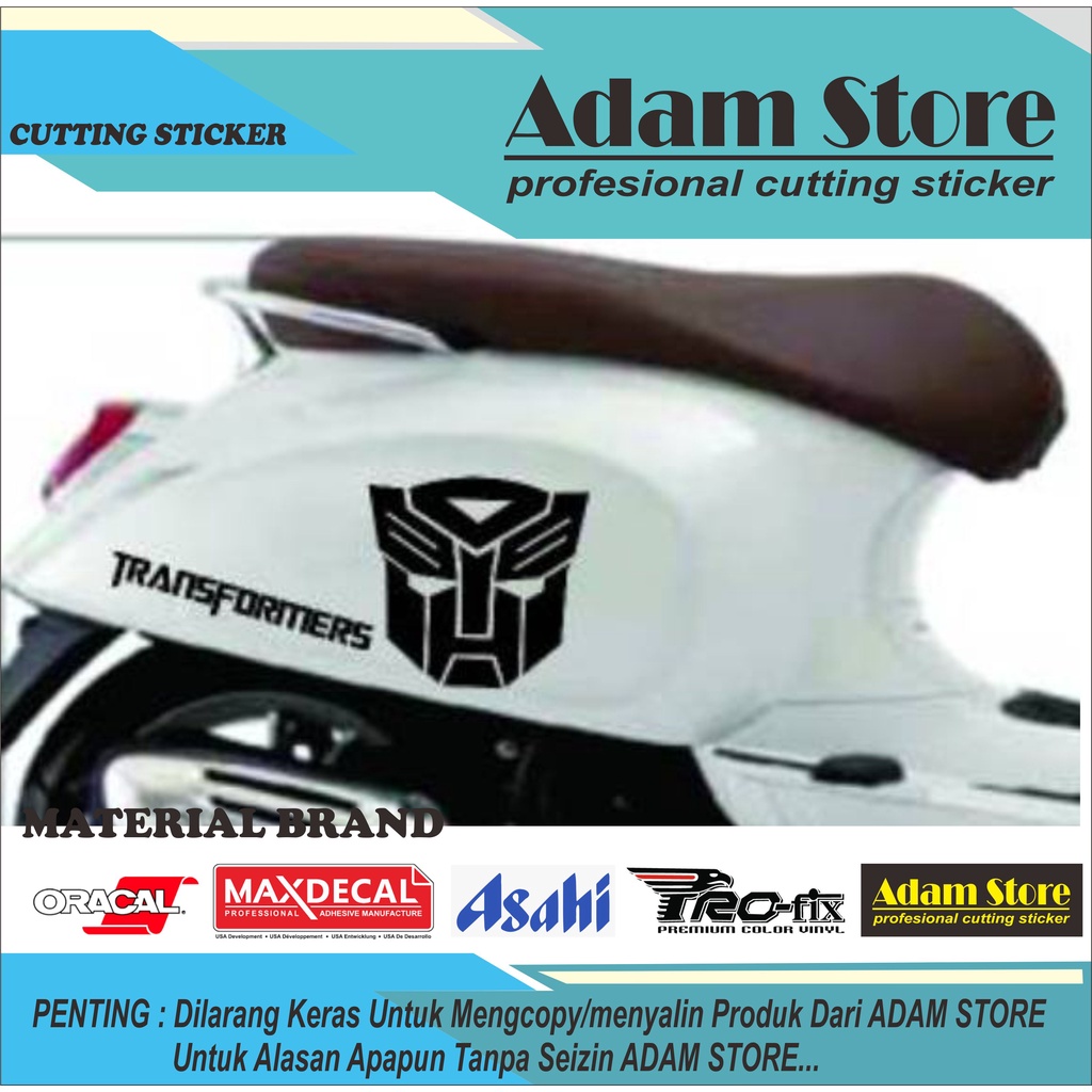 sticker motor vespa sticker vespa piaggio sticker motor vespa Striping motor vespa model TRANSFORMER