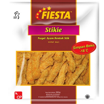

Fiesta Stikie 250gr – Chicken Nugget Stick 250 gr (KHUSUS KURIR INSTANT)