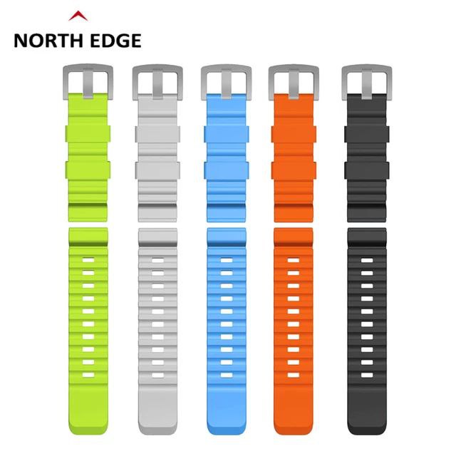 STRAP RUBBER/SILIKON NORTH EDGE 24MM STRAP APCHE3 APACHE AQUA GAVIA2 AQUA