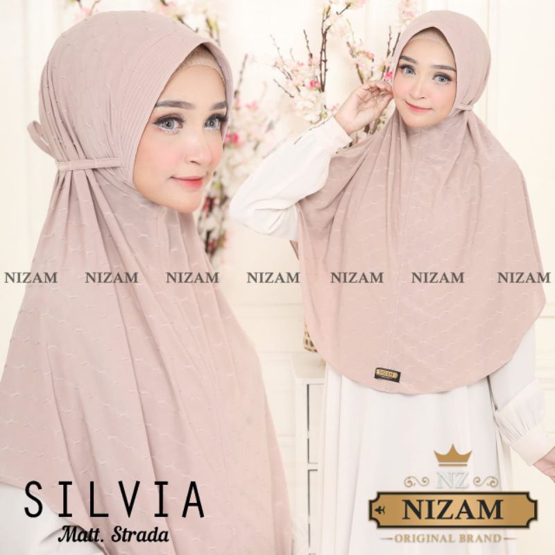 Bergo Tali Silvia matte Strada By Nizam scarf 100% ori size L jumbo