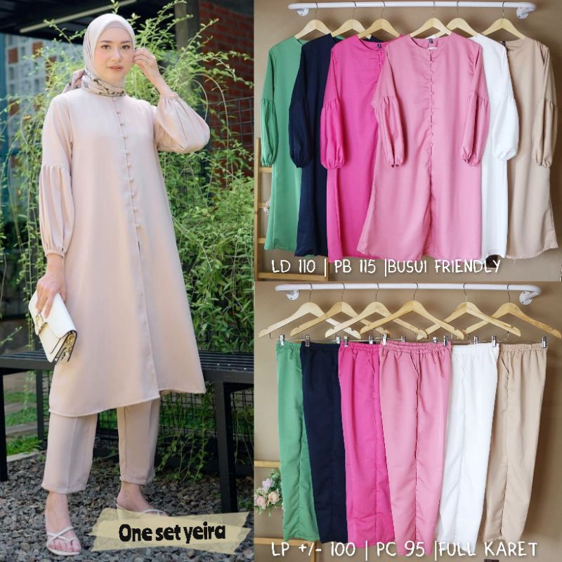 setelan celana #setelan tunik celana #setelan celana busui #baju lebaran