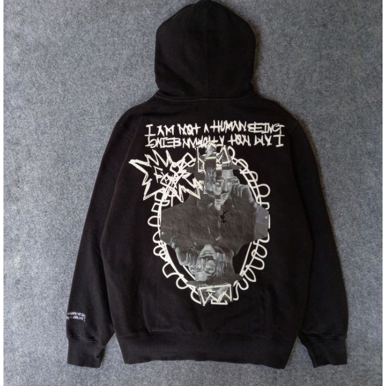 Hoodie I am not human being second