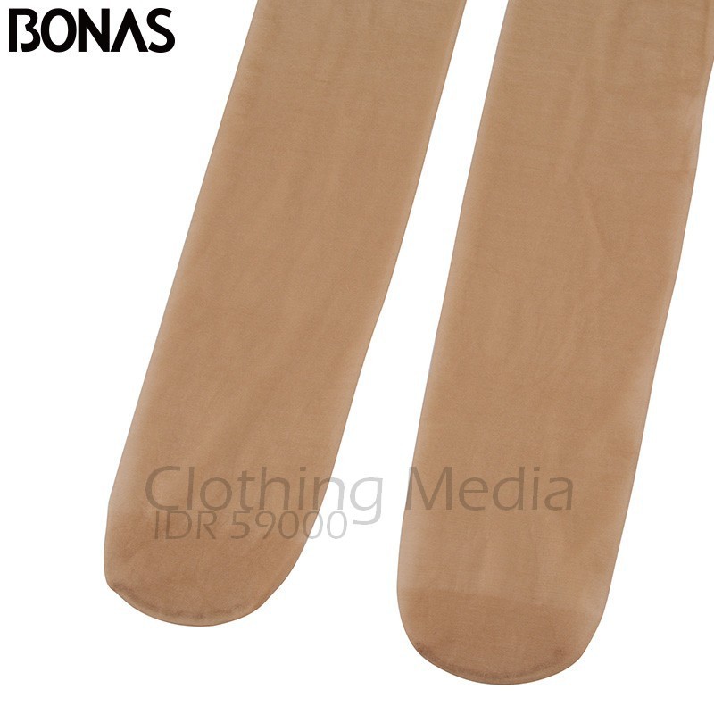 Pantyhose Bonas Glossy 15D Stocking Celana Stoking Tipis Transparan Sheer Mengkilap