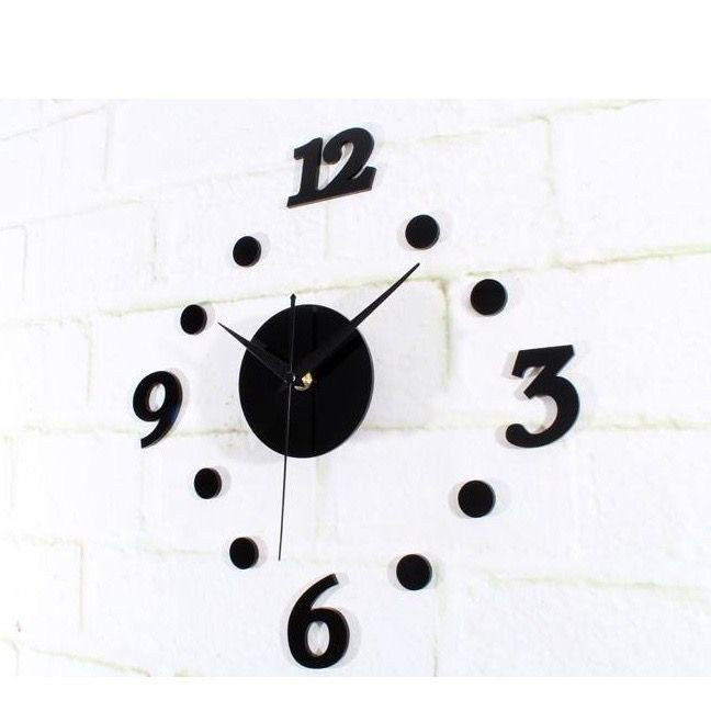 [WAE] JAM DINDING TEMPEL DIY ANALOG 3D MODERN WALL CLOCK