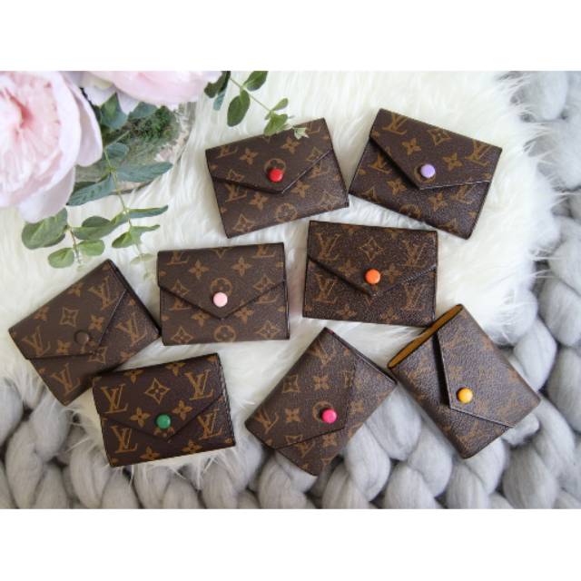 DOMPET WANITA LIPAT BRANDED / DOMPET LV EMILIE MINI FREE BOX