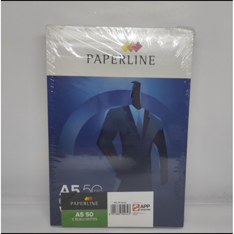 

BLOCK NOTE A5 HVS WRITING MEMO FLIPOVER PAD PAPERLINE ISI 50 LEMBAR