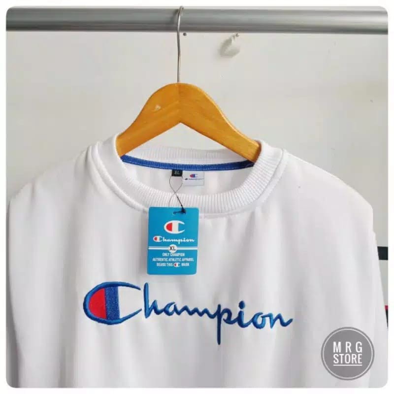 Swetaer CREWNECK CHAMPION motif BORDIR Hoodie