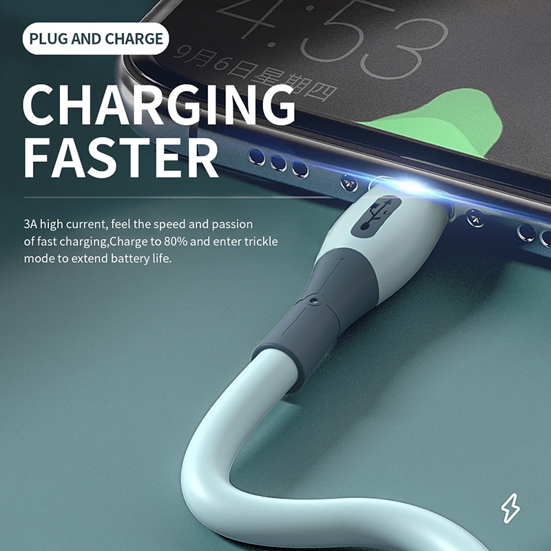 Kabel Data / Charger Micro Usb Tipe c 5a Fast Charging Panjang 1.2m Untuk Android