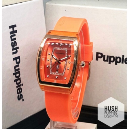 JGW-[✅COD] JAM TANGAN WANITA HUSH PUPPIES RUBBER OVAL JAM TANGAN CEWEK TERBARU HUSH PUPPIES KARET TANGGAL AKTIF-2