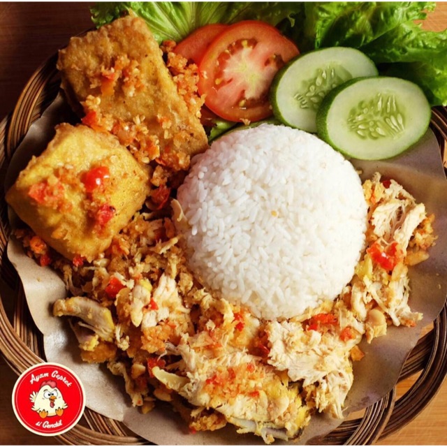 Jual Ayam Geprek Si Gendut Nasi Tahu Tempe Indonesia Shopee Indonesia