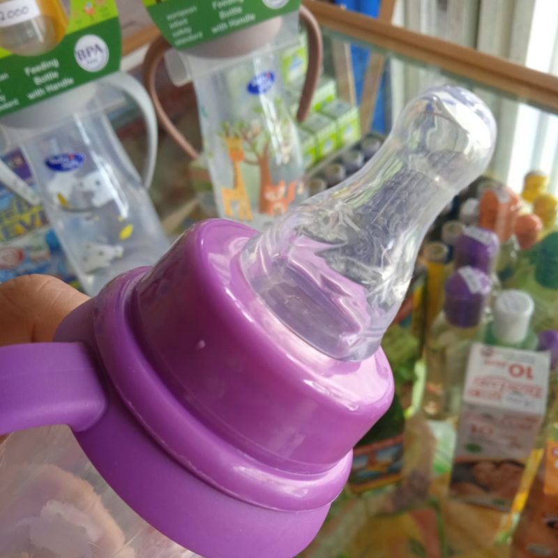 BABY SAFE FEEDING BOTTLE WITH HANDLE 250ml