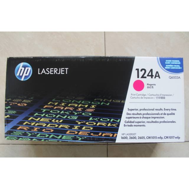 ORIGINAL TINTA TONER HP LASERJET 124A (HP laserjet 1600, 2600, 2605, CM1015 mfp, CM1017 mfp