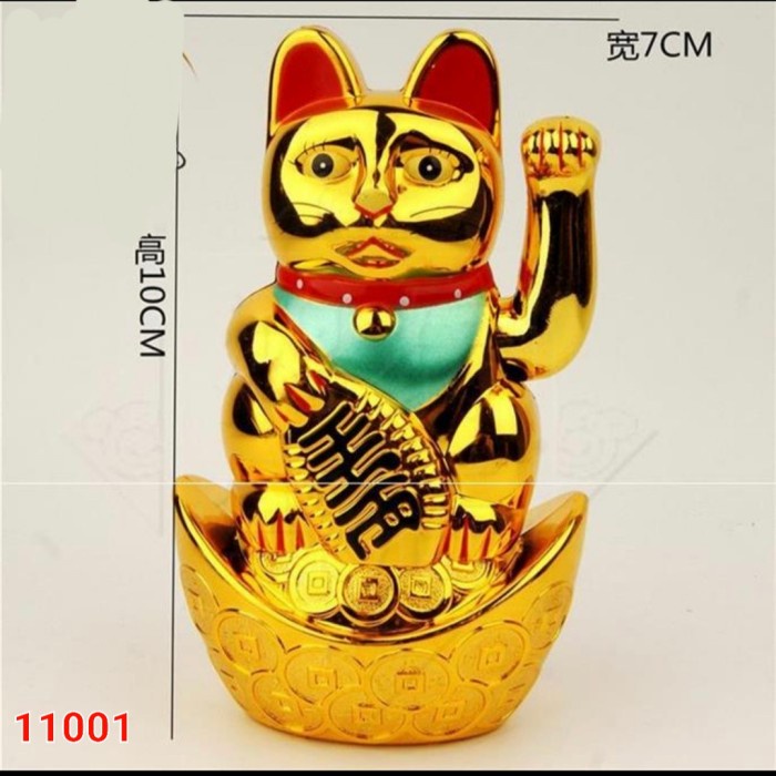 Kucing Maneki Emas Yenpao Kucing Hoki Lailai Maneki Neko Murah Grosir Harga Grosir Termurah