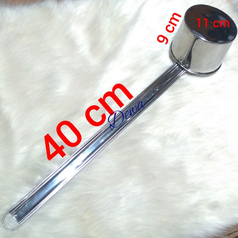 gayung JUMBO es semangka/gayung stenlis besar/centong es