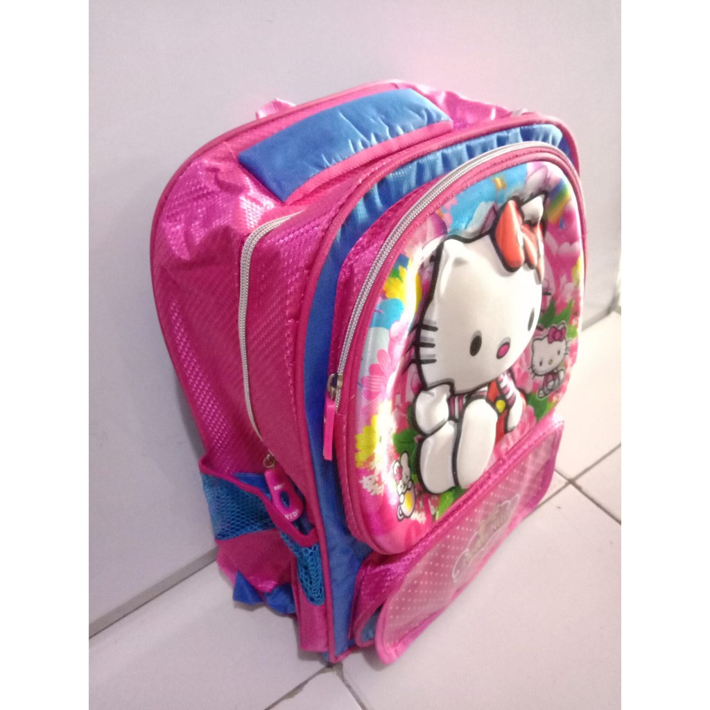 Tas Ransel Sekolah Perempuan Hello Kitty Backpack Jumbo Anak Bag Gendong Karakter Cewek