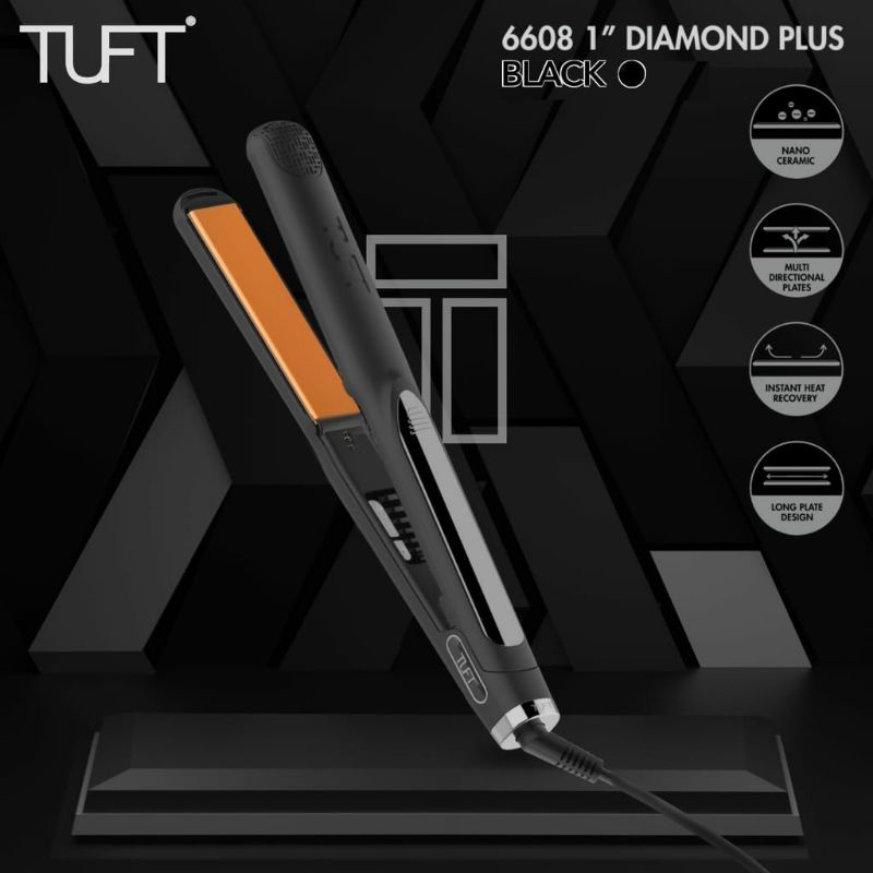 TUFT V2 DIAMOND PLUS 1 Inch - ORIGINAL 100% | Catok Rambut TUFT