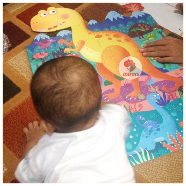 Zoetoys Joan Miro - Giant Puzzle Ocean Dino | Mainan Edukasi Anak  | Cari Kado | Cari Kado Natal