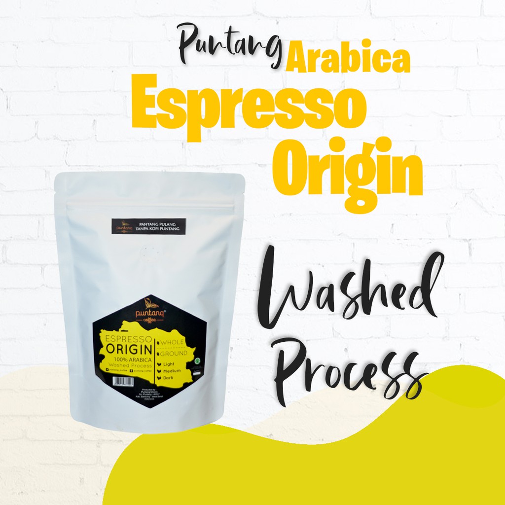 

Kopi Hitam Arabika Bubuk/Biji Espresso Origin Puntang Coffee 100g