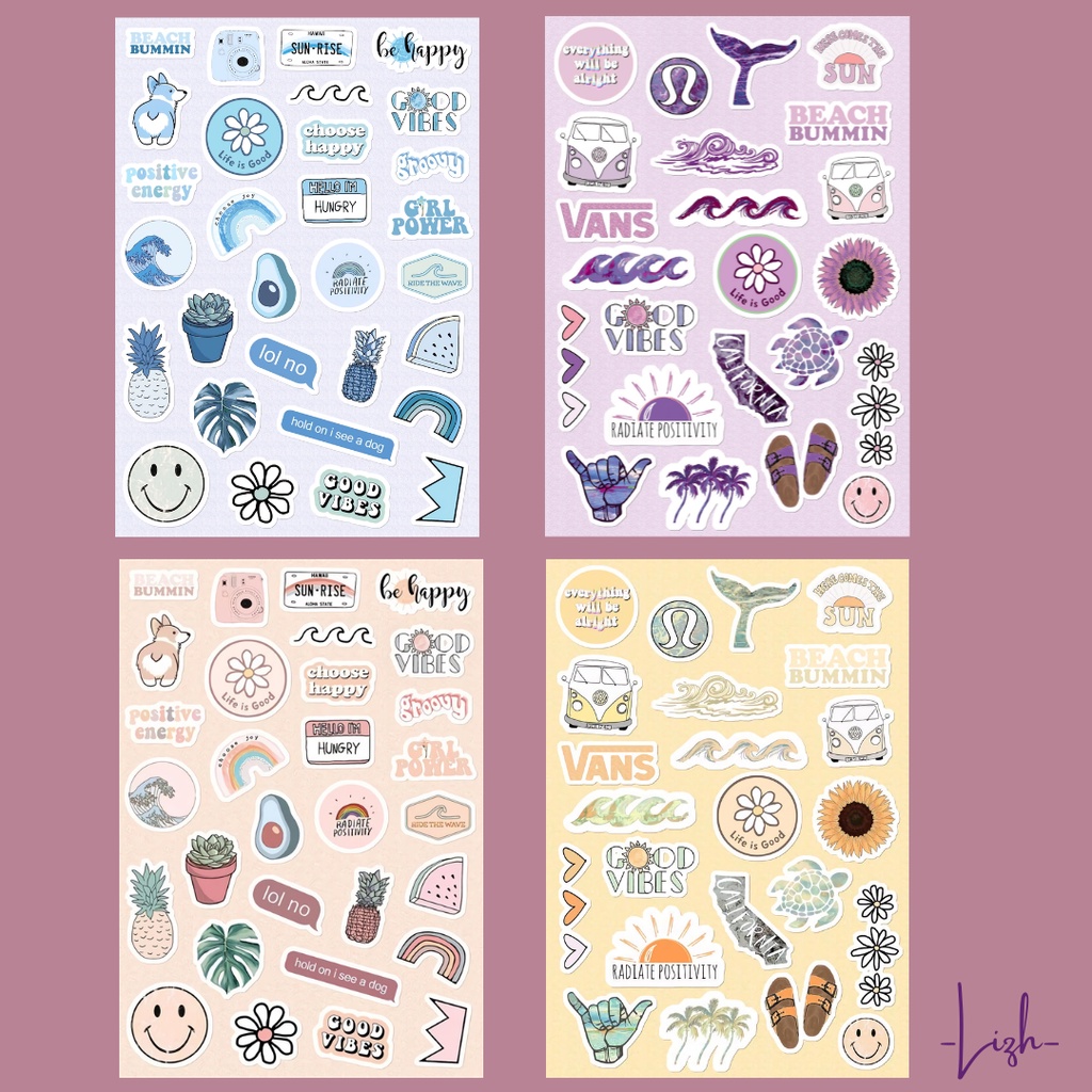 

STICKER TUMBLR AESTHETIC | STICKER BINDER STICKER LAPTOP STICKER CASE HP MURAH