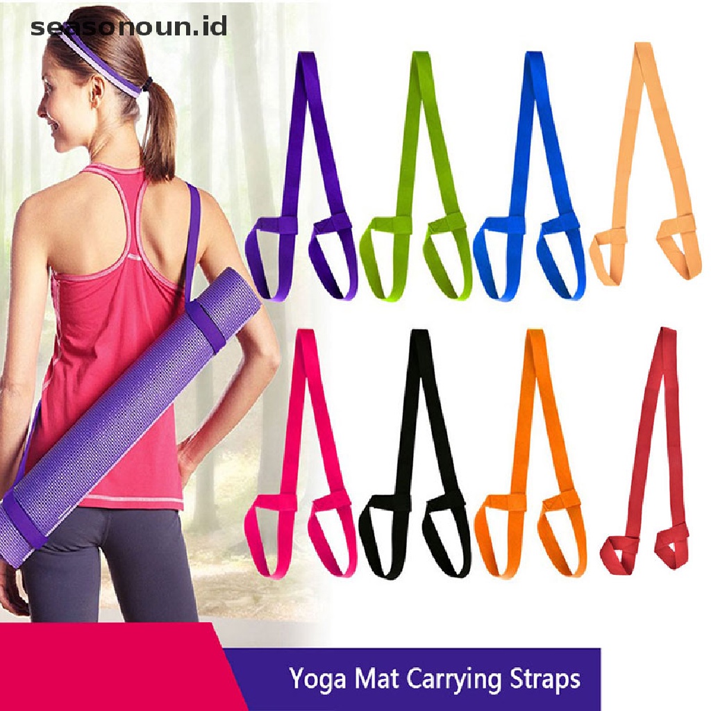 (seasonoun) Strap Bahu Adjustable 150x8cm Untuk Membawa Matras Yoga