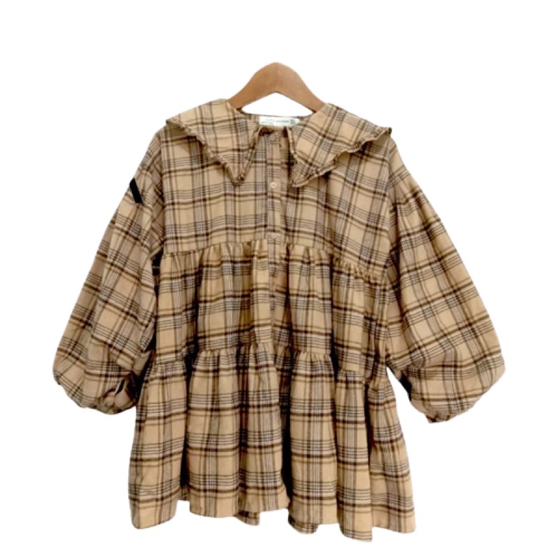 THRIFT/PRELOVED KOREAN BLOUSE SAILORMOON TUNIK DRESS BRANDED ZARA