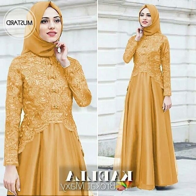 TERMURAH!!! MAXI KAELLA BROKAT / FASHION MUSLIM WANITA / GAMIS SYARI MUSLIMAH / GAUN GAMIS PESTA / GAMIS KONDANGAN BRUKAT WANITA TERLARIS