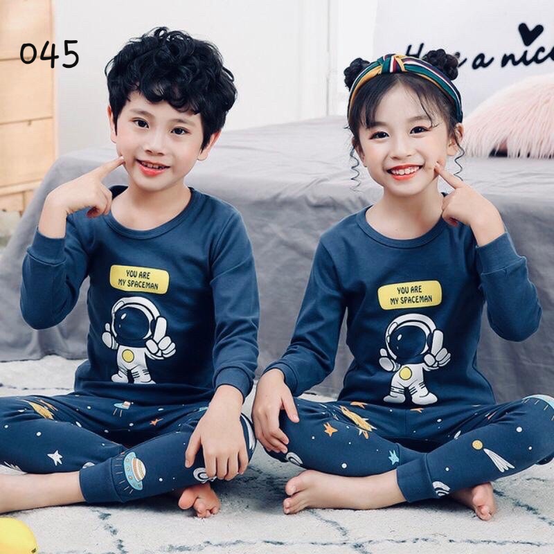 BAJU TIDUR ANAK UNTUK 1- 10 TAHUN BAHAN KAOS PREMIUM/STELAN ANAK KARAKTER/PIYAMA ANAK LENGAN PANJANG CELANA PANJANG