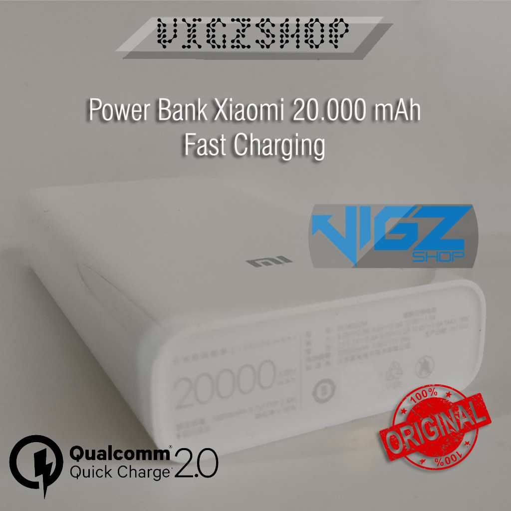 Power Bank Xiaomi Mi 2 Fast Charging Original 100%