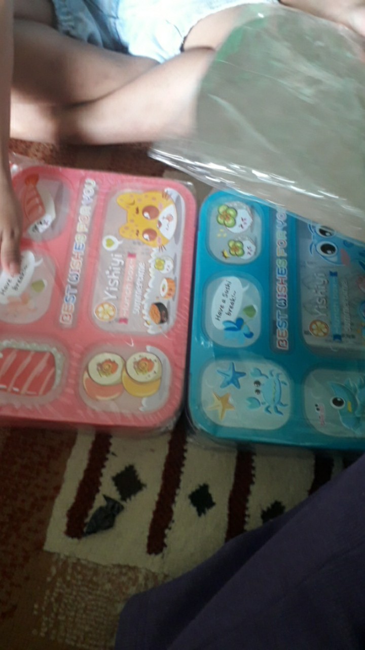 Alfaindo Lunch Box Kotak Makan Anak Bpa Free Yooyee Yy589 Sekat 6 Bubblewarp