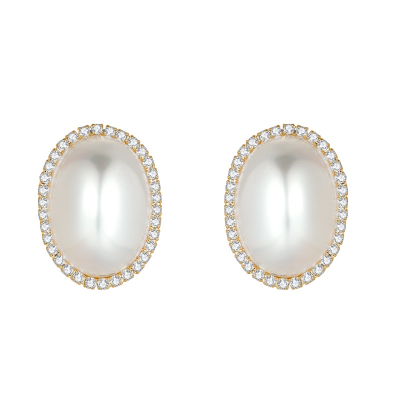 Anting Mutiara Gaya Retro