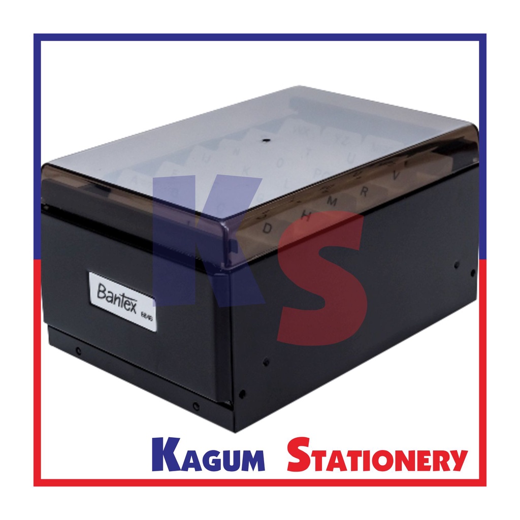

BANTEX BUSINESS CARD CASE CAPACITY 600 CARDS 8649